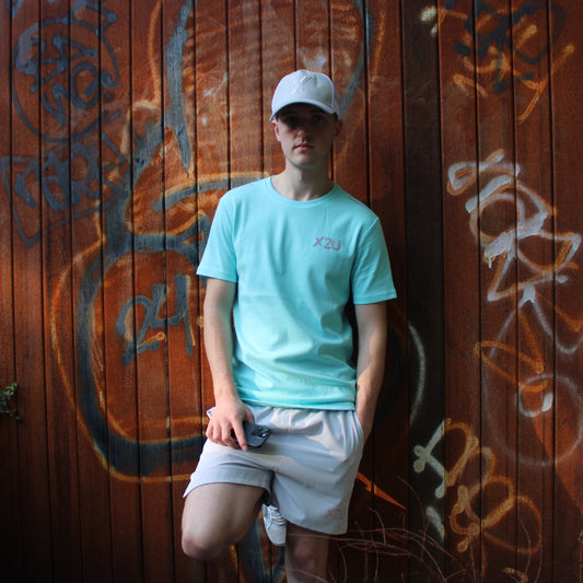 Aspect T-Shirt - Aqua Blue