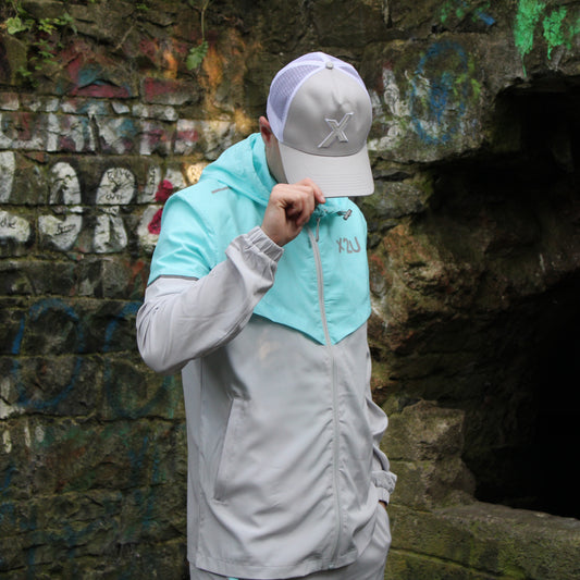 Aspect Windrunner - Aqua Blue / Platinum Grey